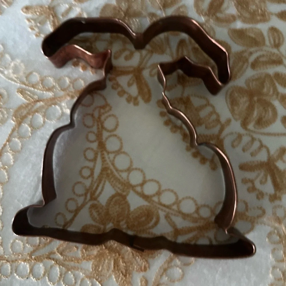 Copper Easter Bunny Cookie Cutter